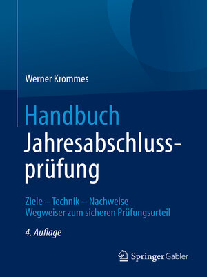 cover image of Handbuch Jahresabschlussprüfung